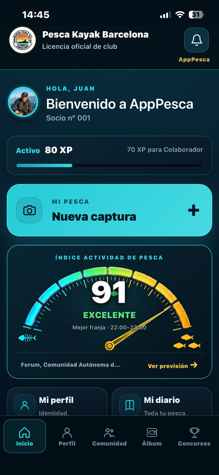 Inicio de AppPesca